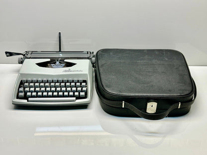 Consul Typewriter - Affordable Typing Pleasure, Premium Gift,Best Antique Gift, Christmas Present - With Case,Documentation, and Maintenance