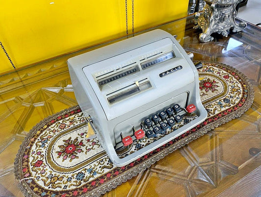 Timeless Facit Calculator - Mechanical Desk Tool - Retro Office Accessory - Vintage Home Office Decor - 1960s Nostalgic Gadget - Collectible