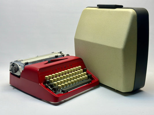 Best Gift! - Red Antique Adler Triumph Typewriter - Vintage Elegance,Antique Typewriter - Vintage Typewriter - Olympia Typewriter