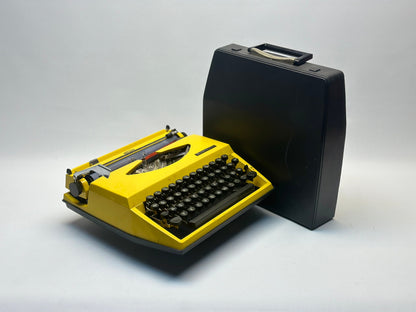 Adler Tippa Yellow Typewriter - Perfect Gift for Family and Friends. Fast & Secure Shipping Included
