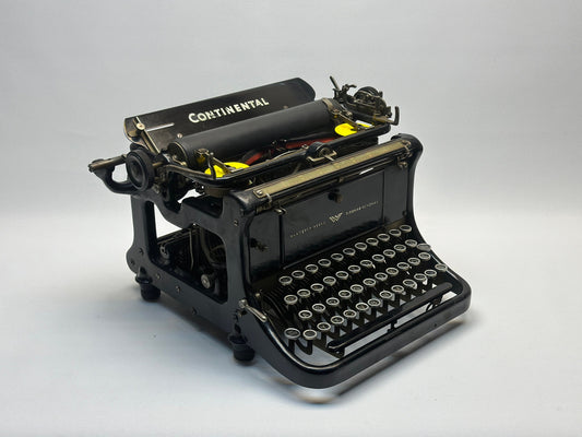 Continental Typewriter - 1939 Model with Glass Keyboard, Full-Size, Fully Functional