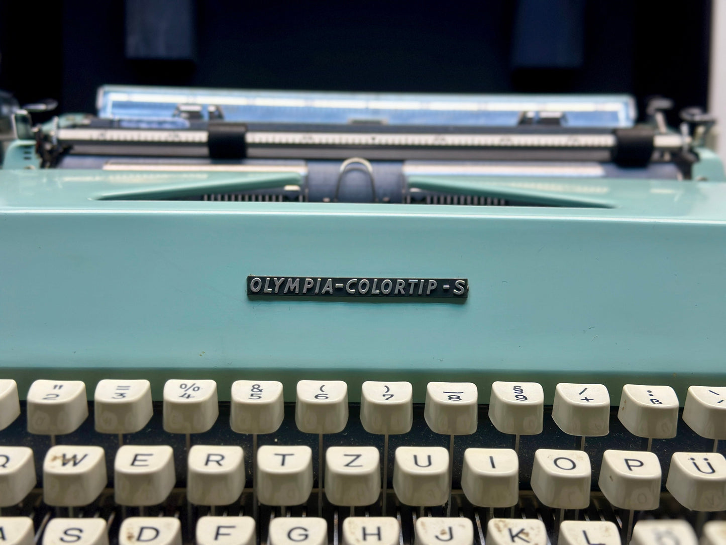 Best Gift! - Olympia Colortip - S Typewriter - Vintage Elegance from Germany- Antique Typewriter - Vintage Typewriter - Olympia Typewriter