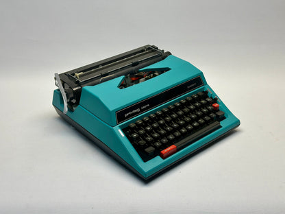 Best Gift - Privileg 330 TR Typewriter - Superior Blue Typewriter,Antique Typewriter - Vintage Typewriter- tYPE wRİTER